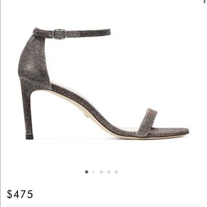 Stuart Weitzman nudistsong in black nighttime 7.5